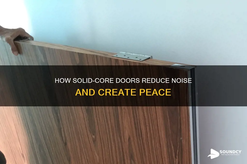 do solid core doors deaden sound