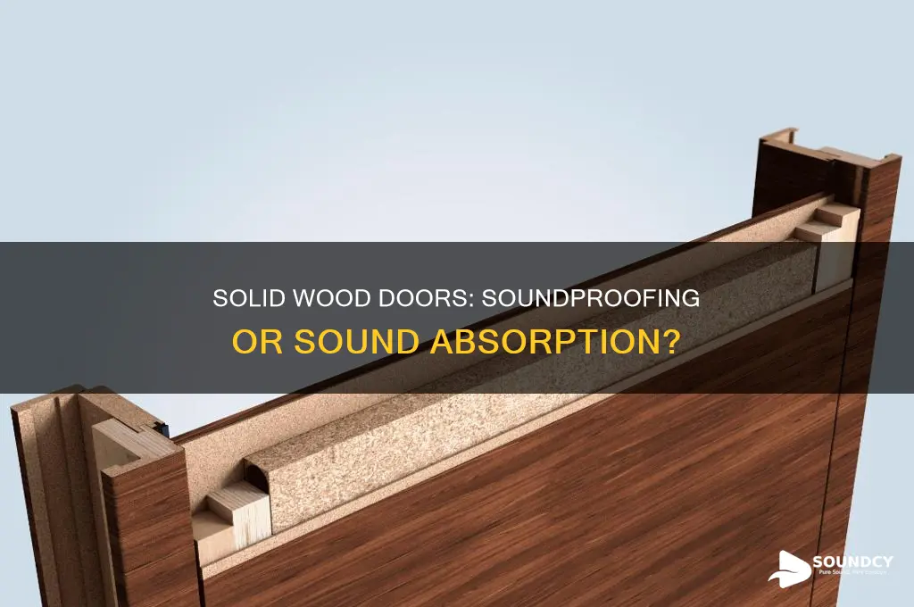 do solid wood doors block sound