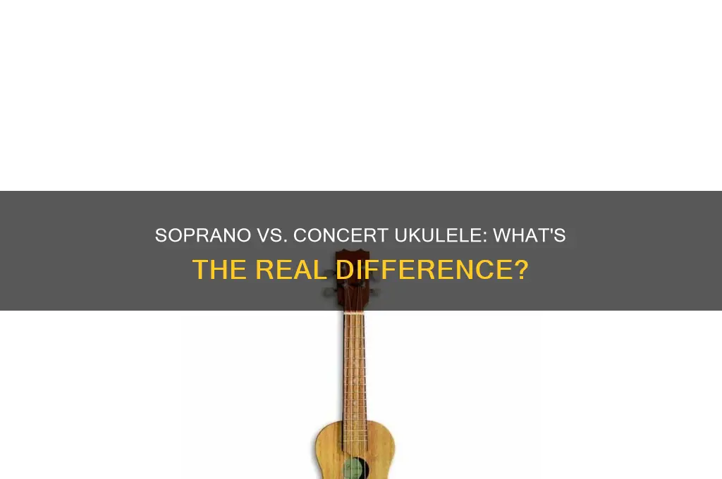do soprano and concert ukuleles sound
