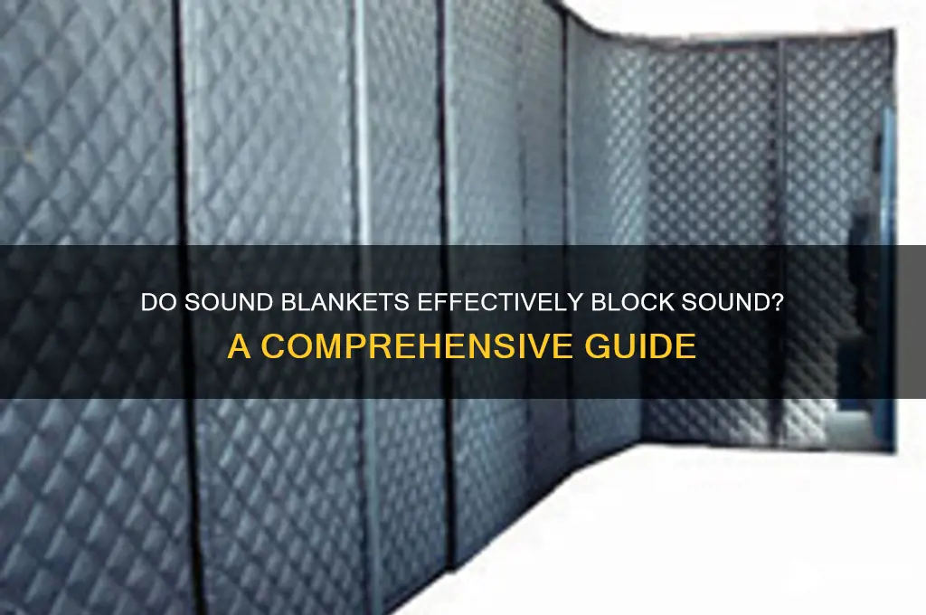 do sound blankets block sound