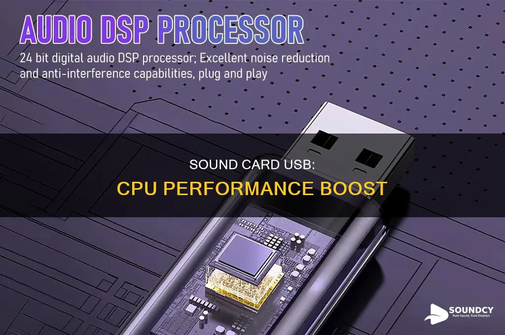 do sound card usb alleviate cpu