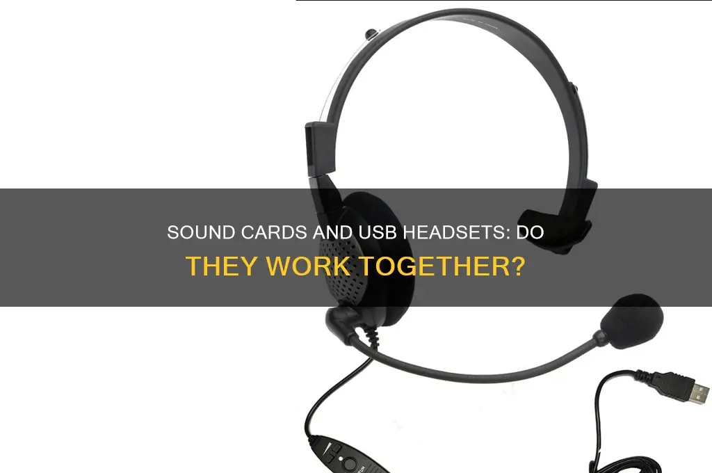 do sound cards affect usb headsets