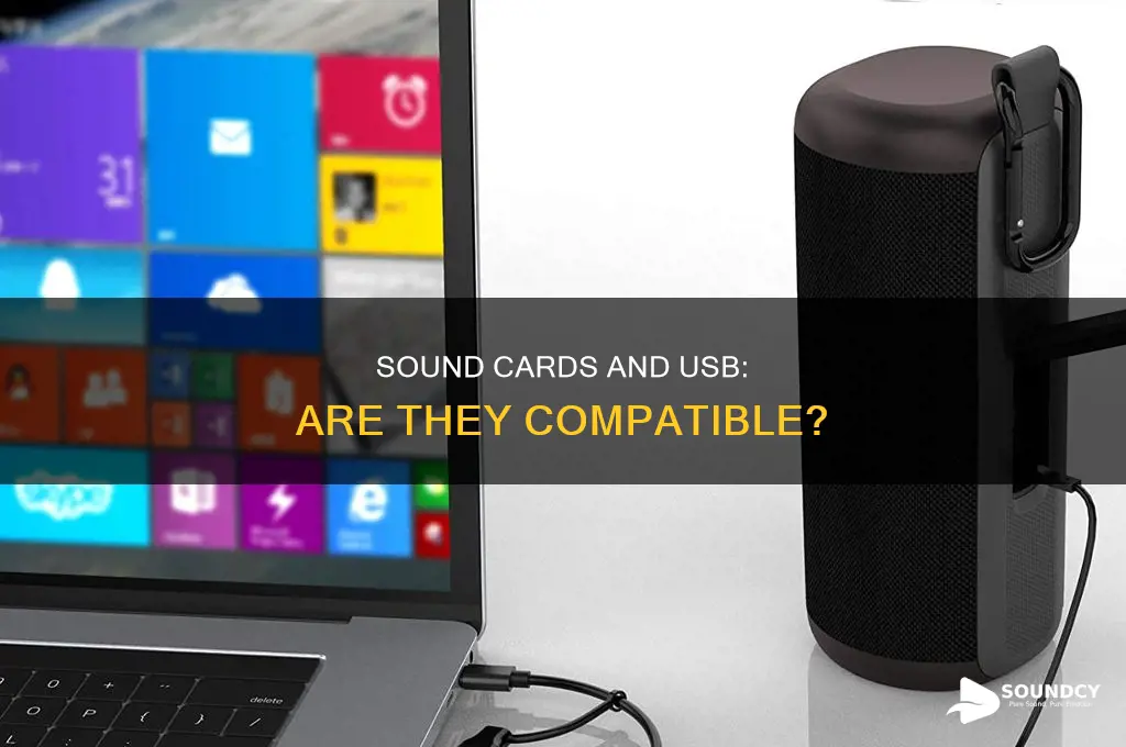 do sound cards connect to usb