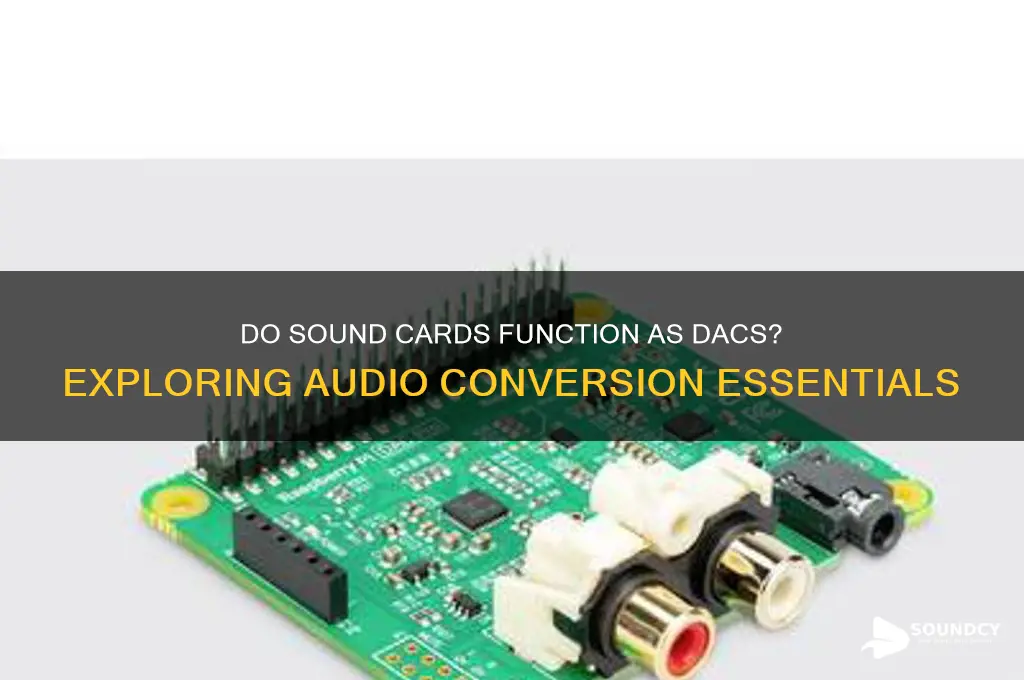 do sound cards do dac