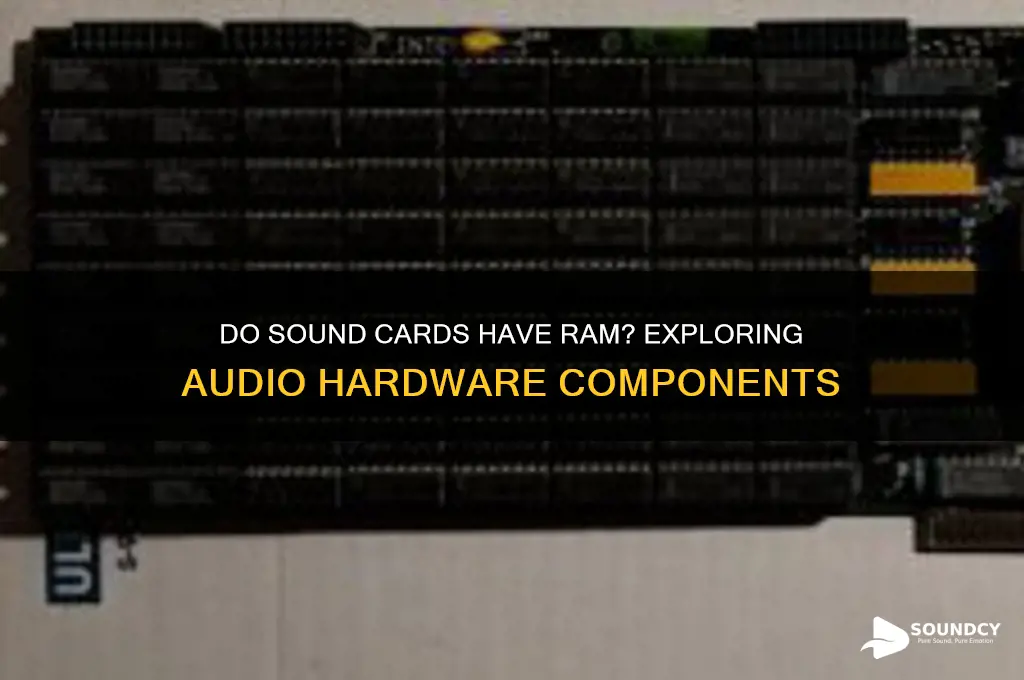 do sound cards have ram