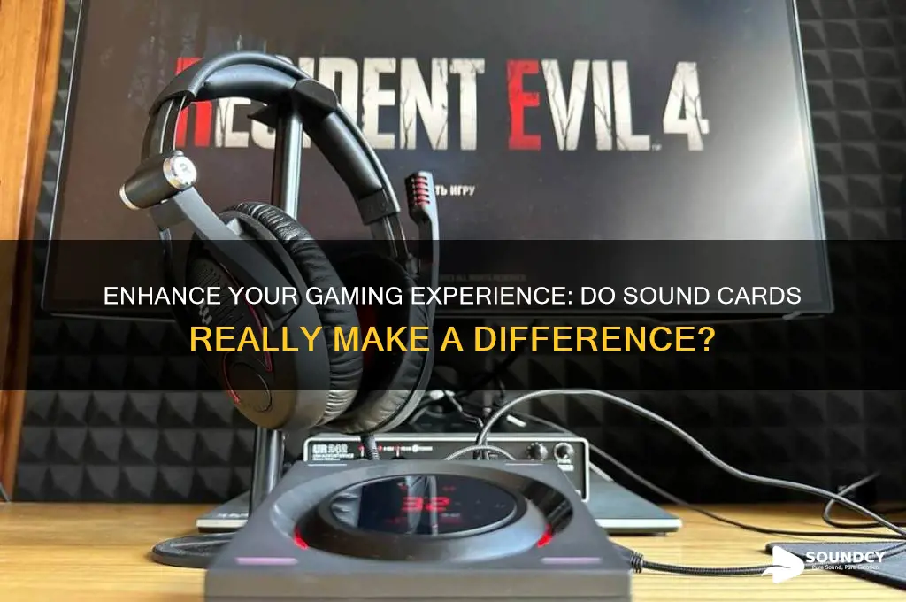 do sound cards help gaming