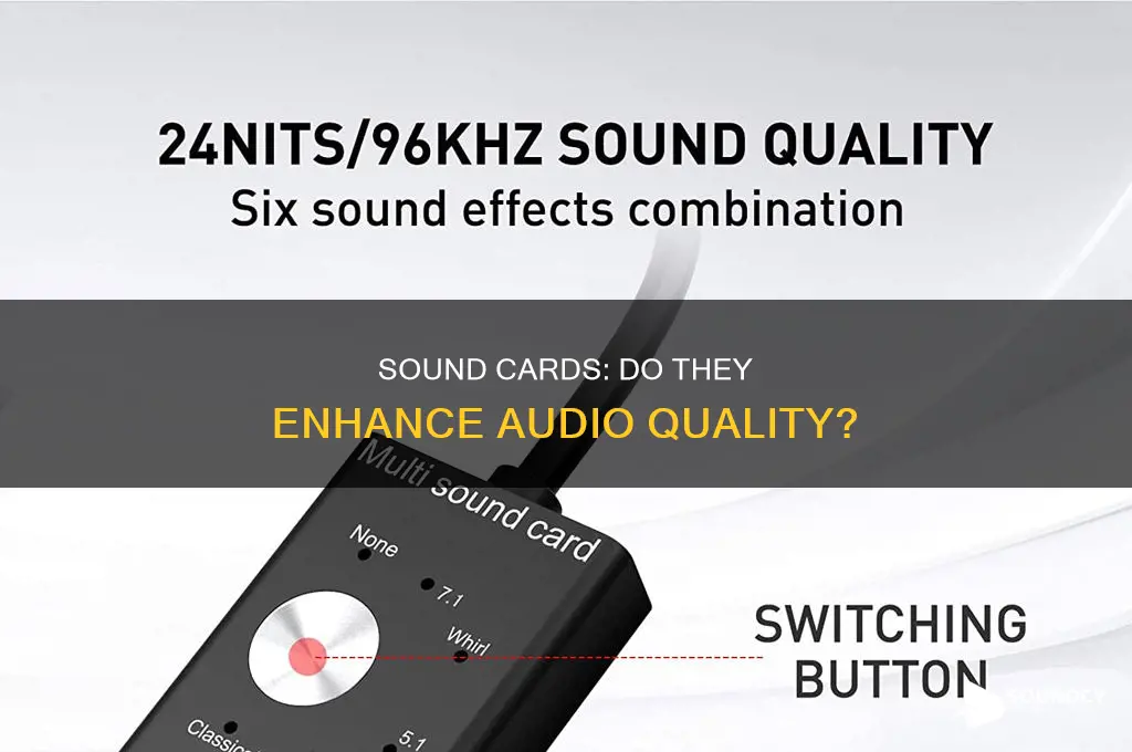 do sound cards improve sound quality