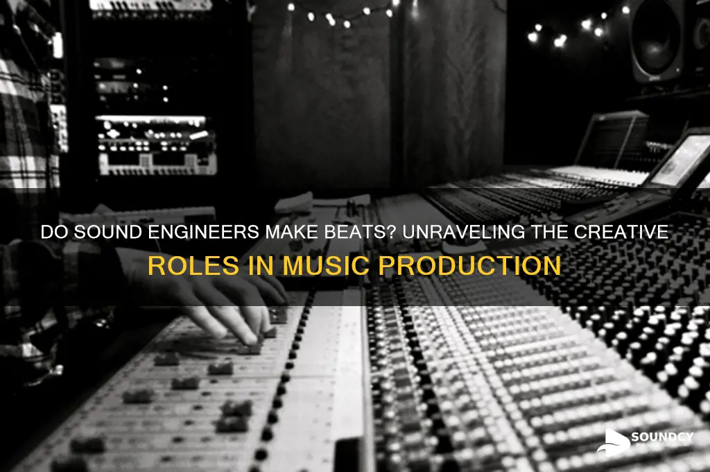 do sound engineers make beats