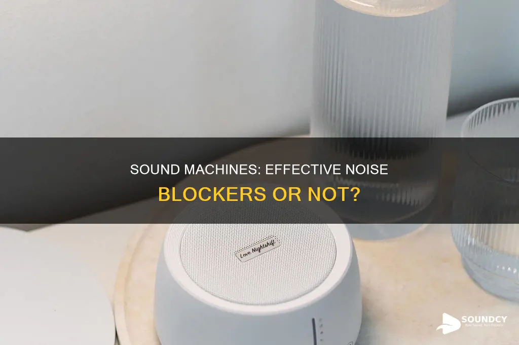 do sound machines block out noise
