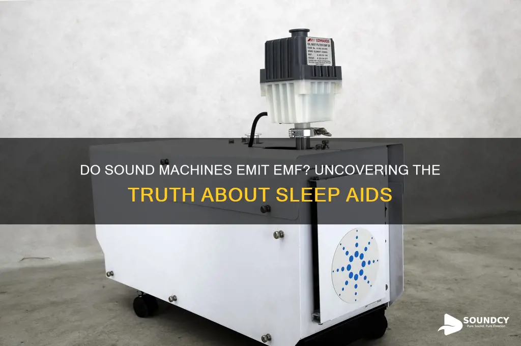 do sound machines emit emf