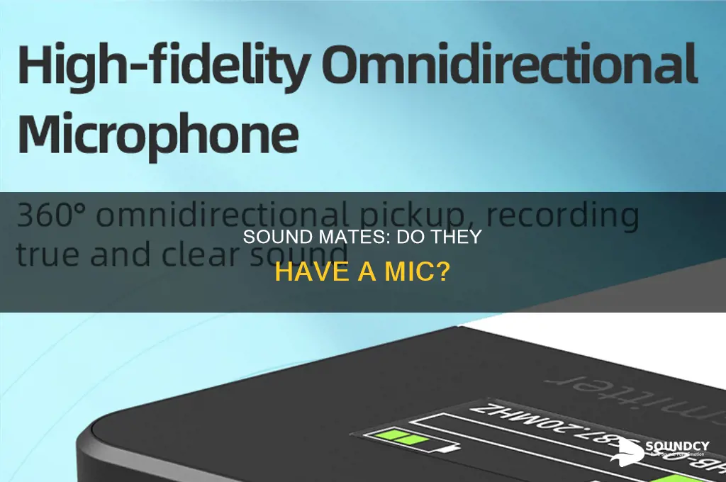 do sound mates have a mic
