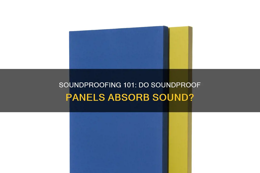do sound proof panels absorb sound