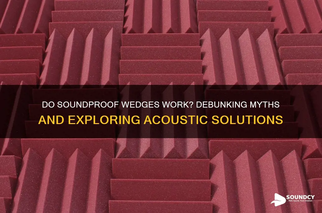 do sound proof wedges word