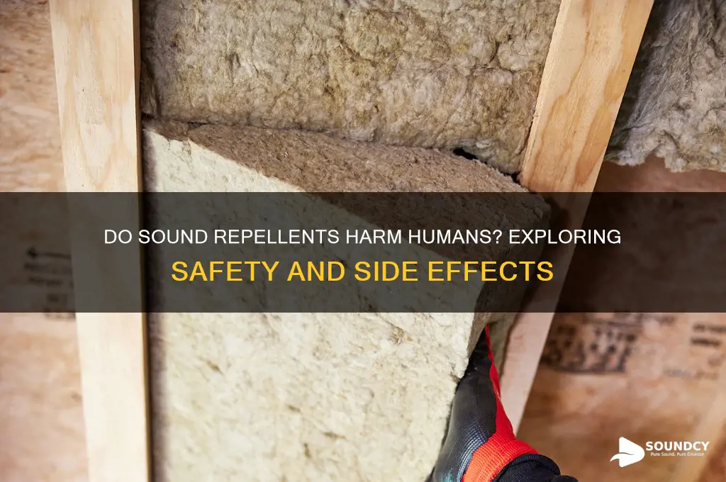 do sound repellent bother humans