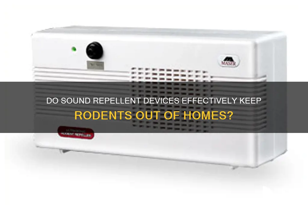 do sound repellent devices really keep rodents away home