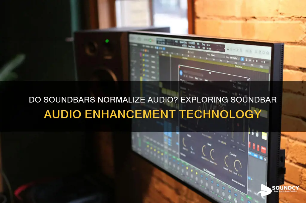 do sound soundbars normalize audio