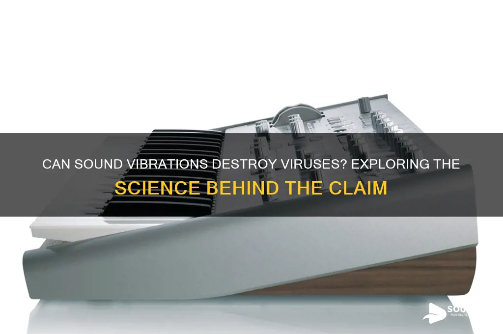 do sound vibrations kill virus