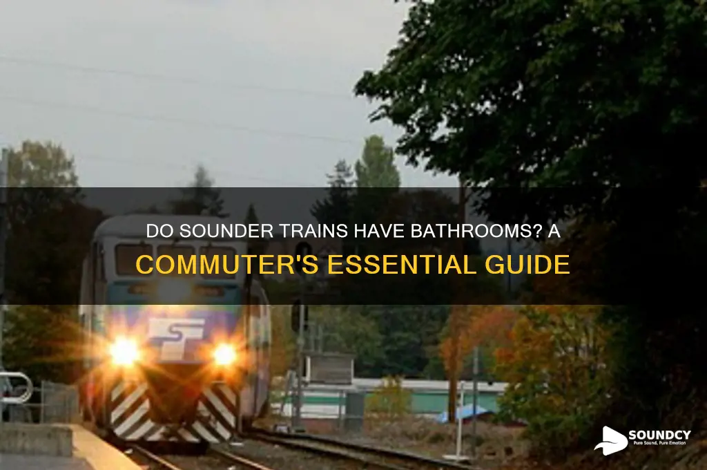 do sounder trains have bathrooms