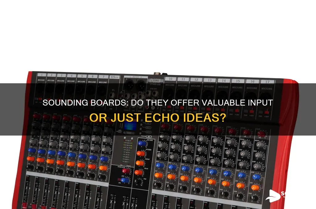 do sounding boards give input