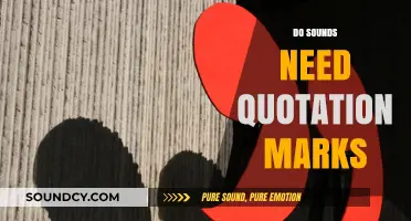 Do Sounds Need Quotation Marks? A Grammar Guide for Writers