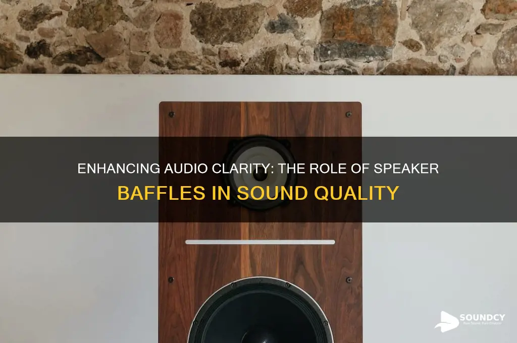 do speaker baffles help sound