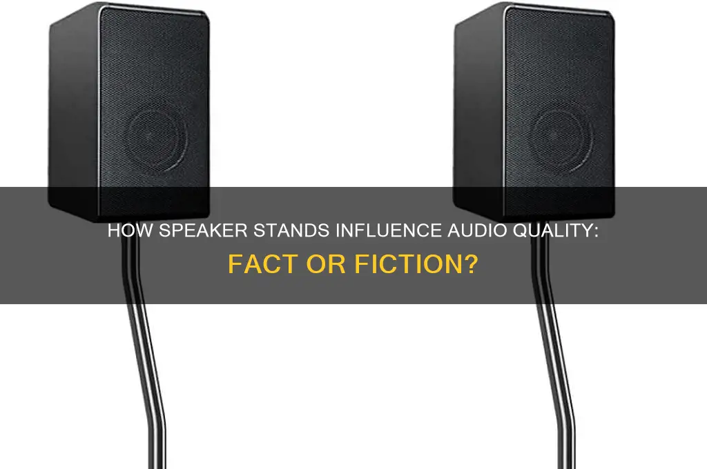 do speaker stands affect sound