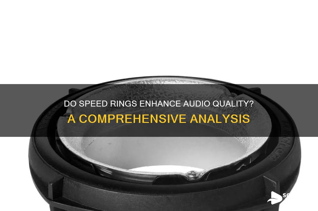 do speed rings improve sound