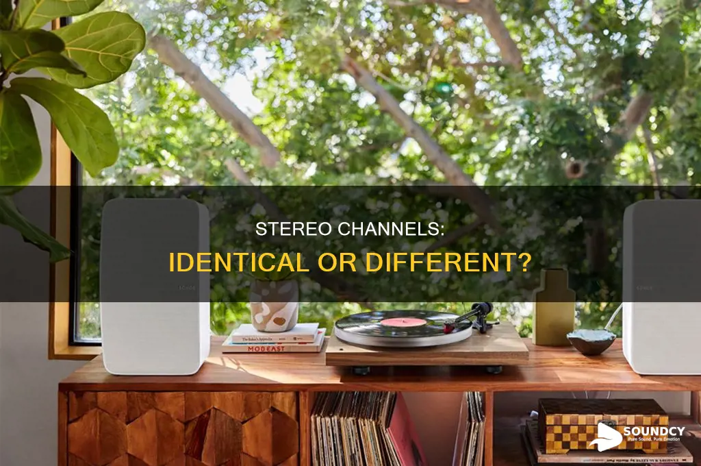 do stereo channels sound the same