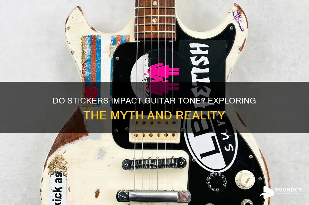 do stickers affect guitar sound
