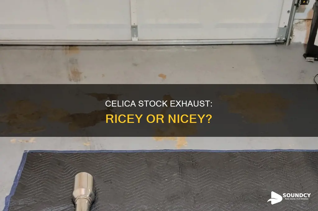 do stock celica gys sound ricey