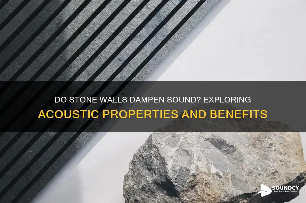 do stone walls dampen sound