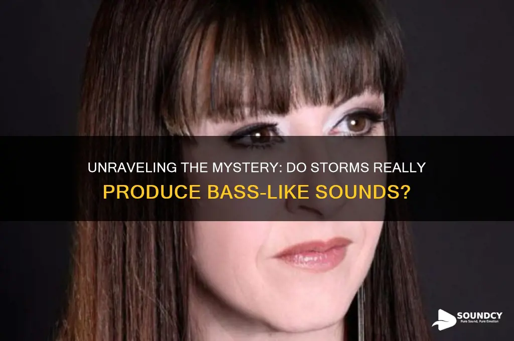 do storms cause bass sounds