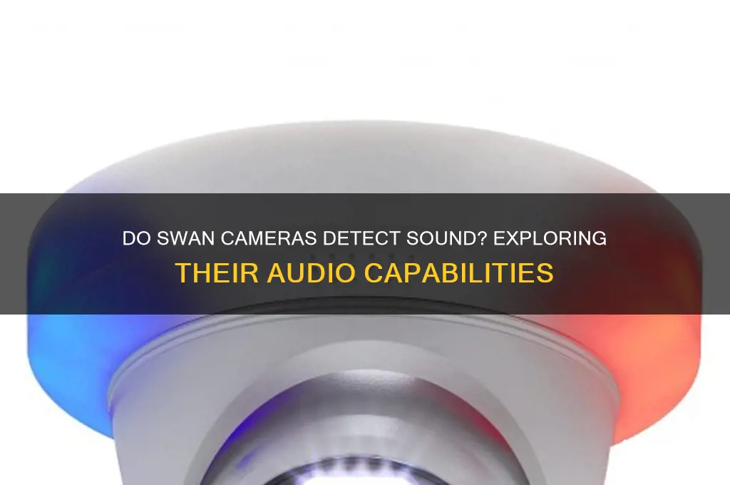 do swan cameras detect sound