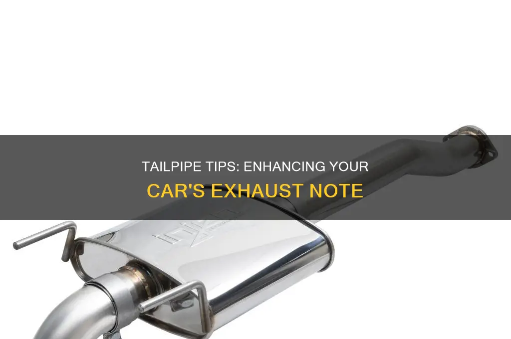 do tail pipe tips improve sound