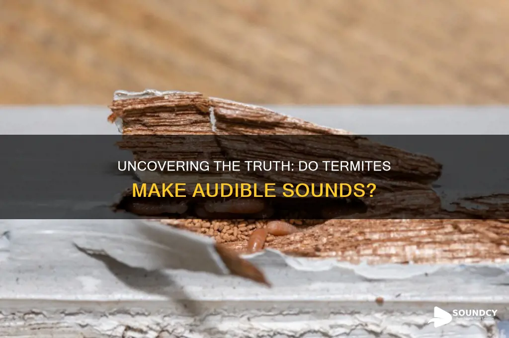do termites have a sound