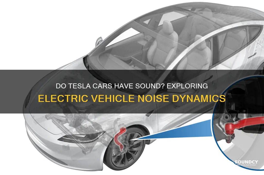 do tesla cars have sound