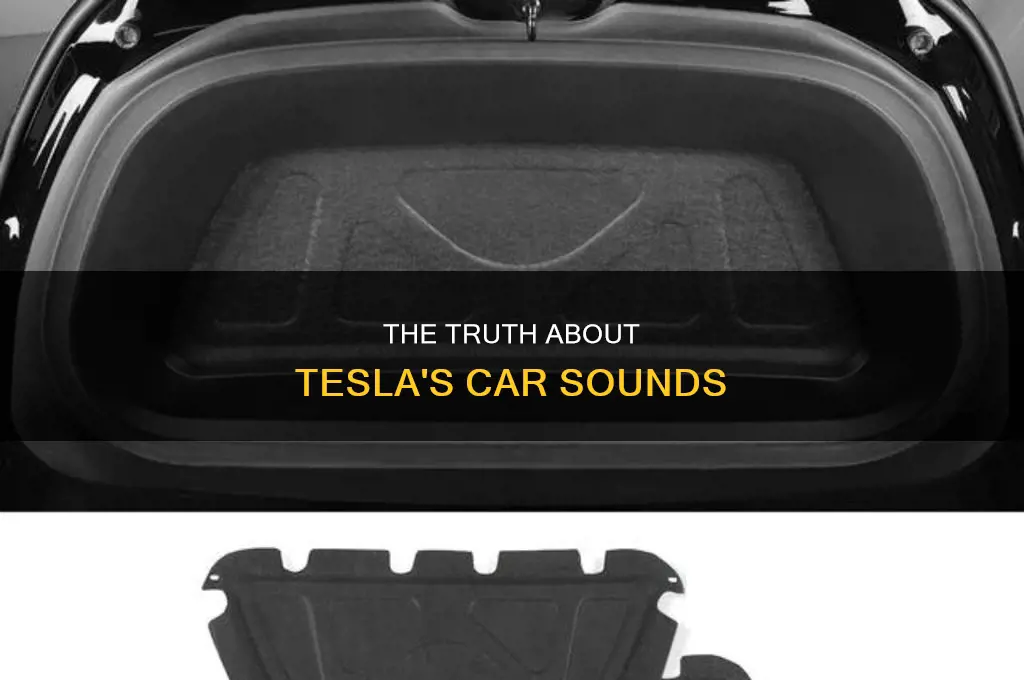 do teslas have fake car sounds