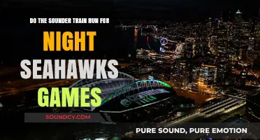Sounder Train Night Service for Seahawks Games: What You Need to Know