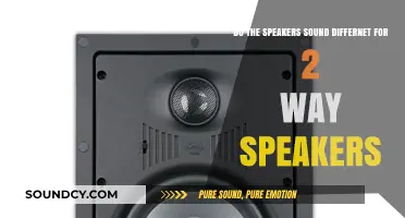 Do 2-Way Speakers Sound Different? Exploring Audio Variations and Quality