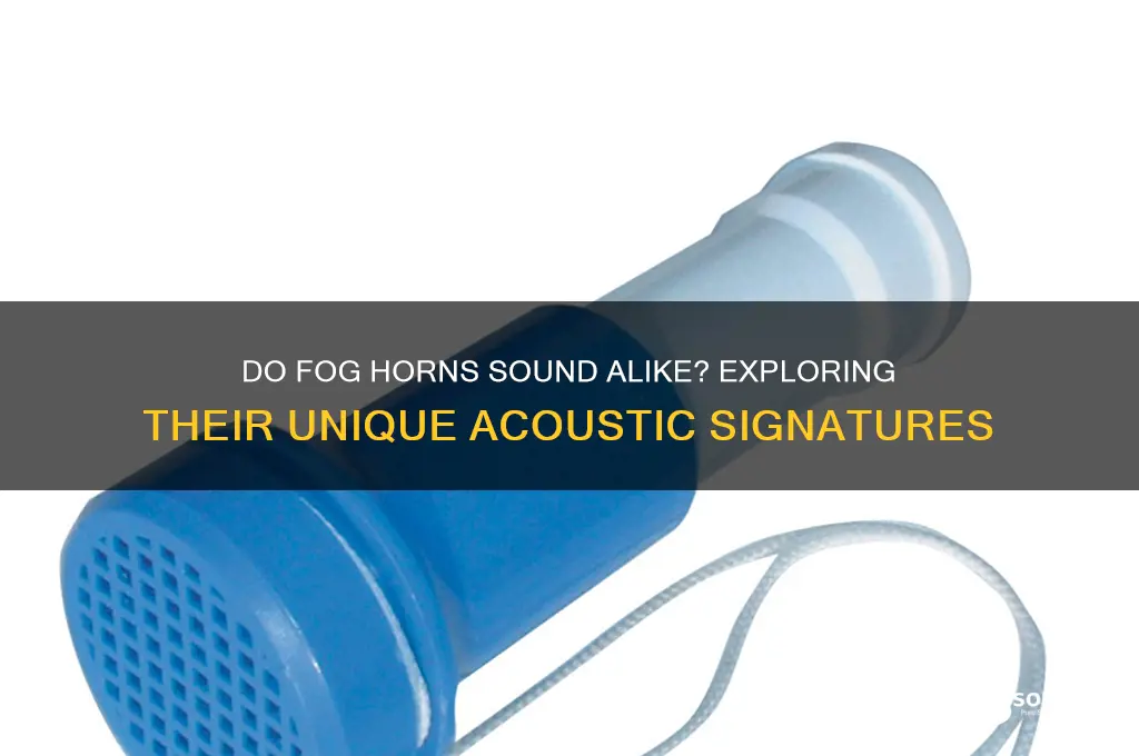 do they sound fog horns