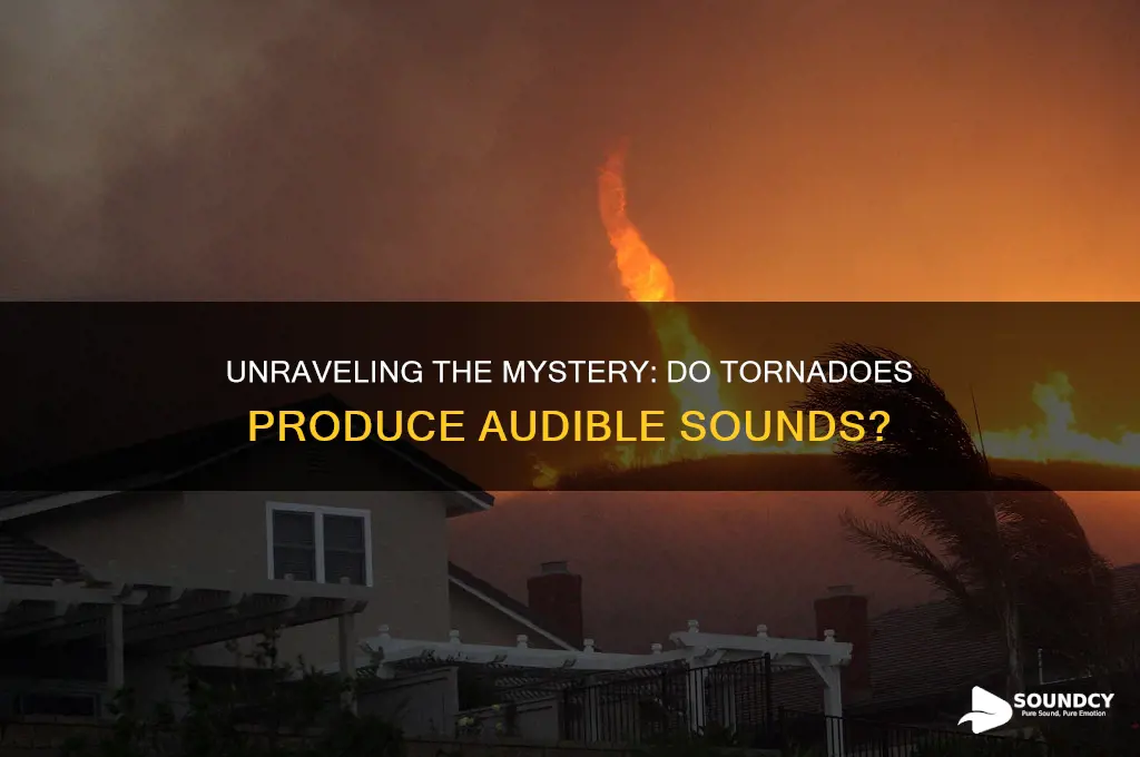 do tornadoes make a sound