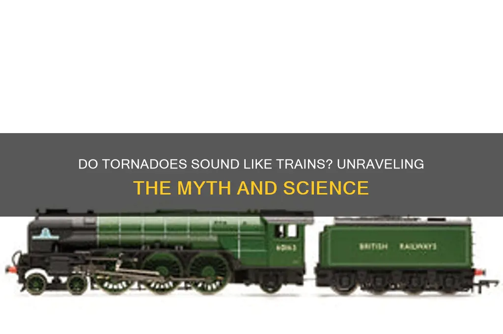 do tornadoes sound like trains