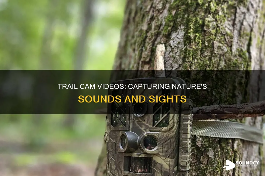 do trail cam vidieos have sound