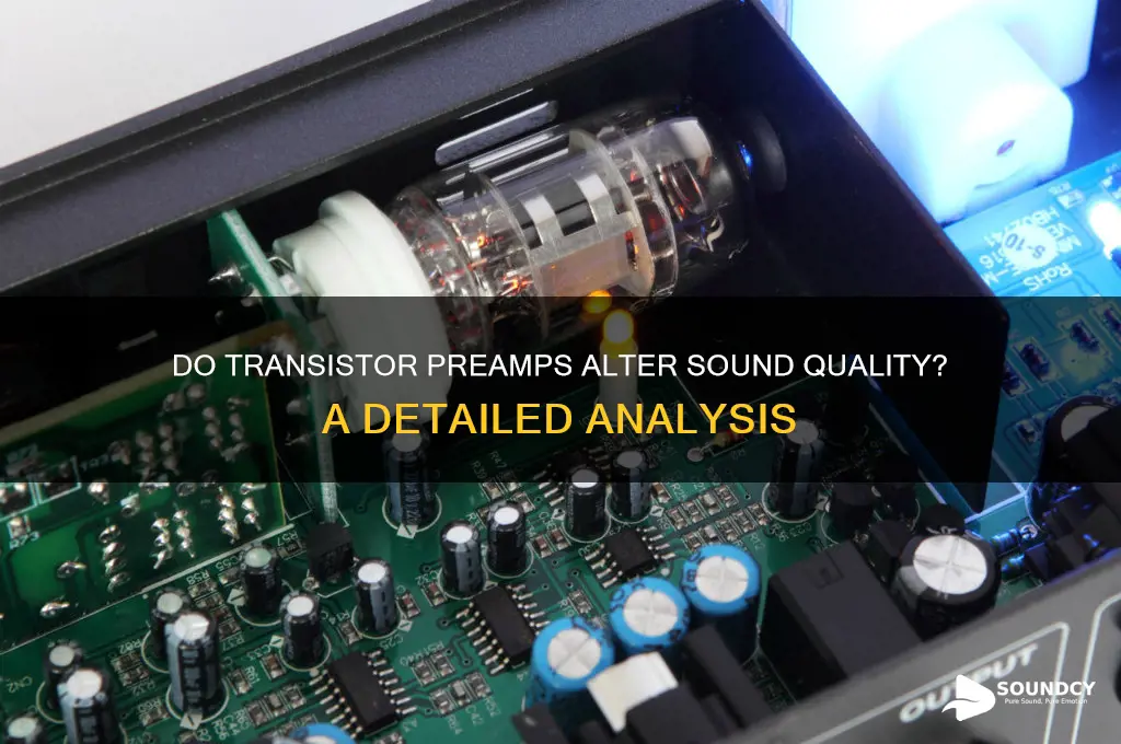 do transistor preamps color sound