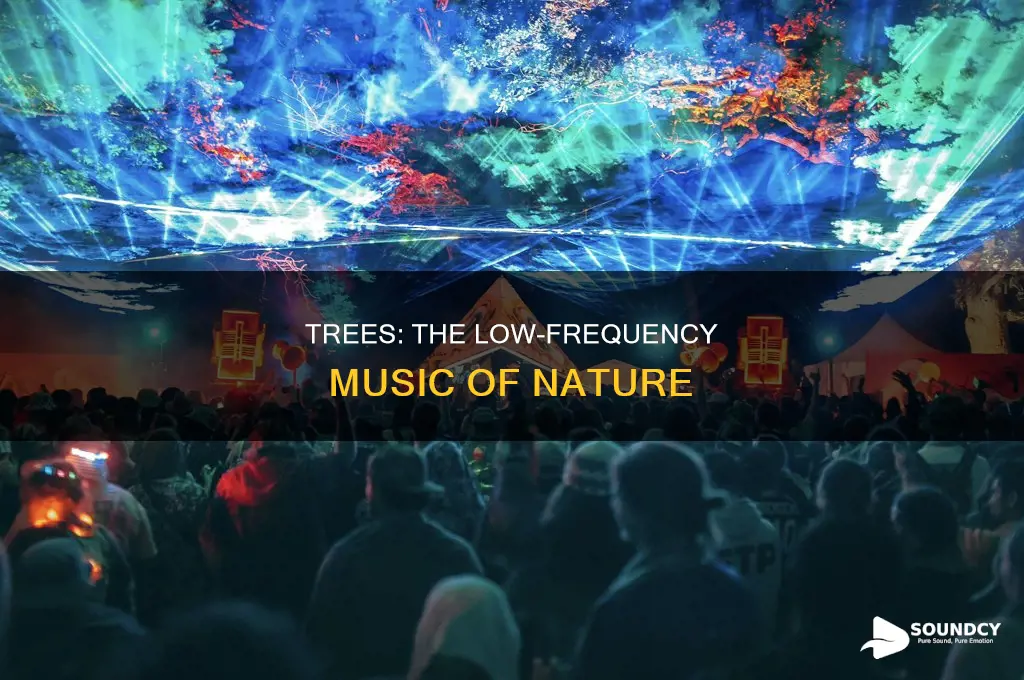 do trees produce low frequency sound