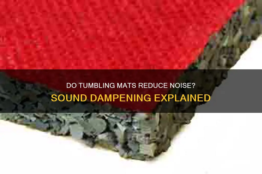 do tumbling mats dampen sound