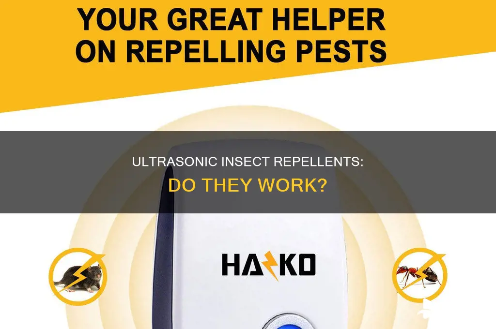 do ultrasonic sounds really repel insects