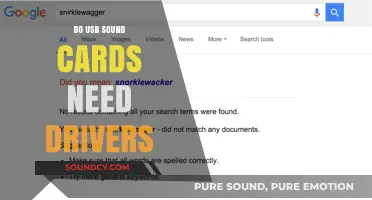 USB Sound Cards: Driver Installation Essential?