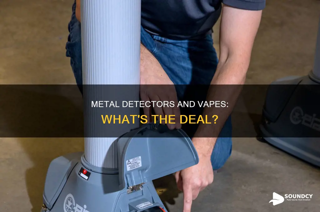 do vapes sound in metal detectors