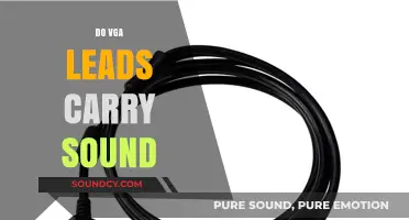 Do VGA Leads Carry Sound? Unraveling the Audio-Visual Cable Myth